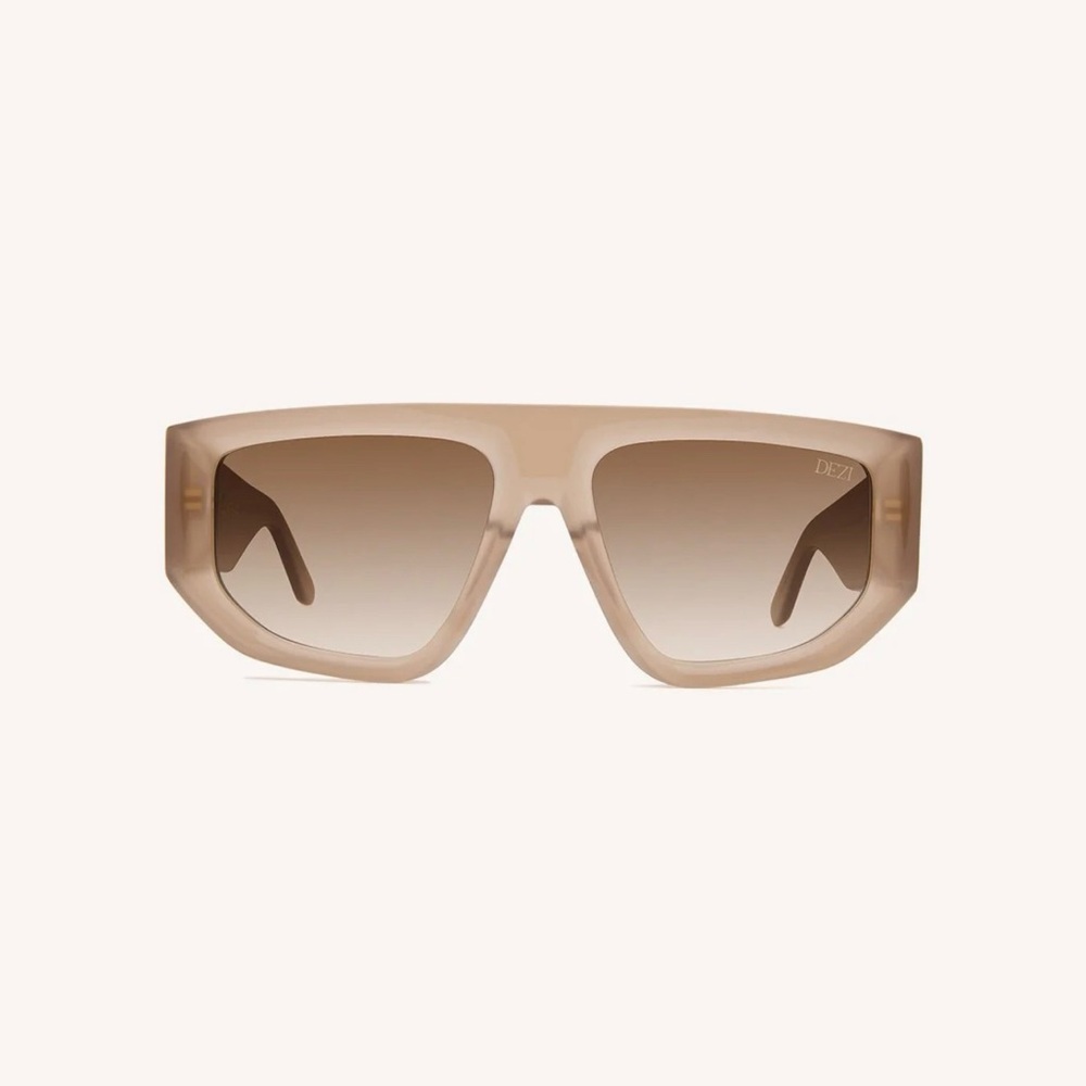 DEZI Back Track Sunglasses - Honey Maple / Umber Faded